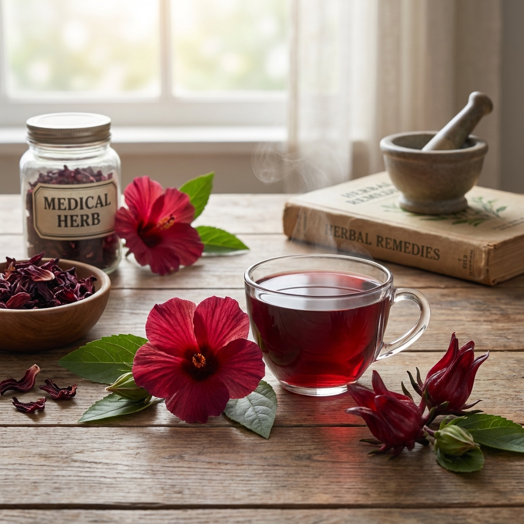 Hibisco e Chá